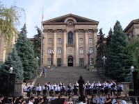 Performance at National Assembly of Armenia