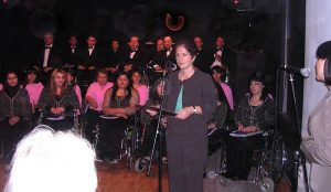 US Amb. Maria Yavanovich introduced Paros Choir at the Concert.