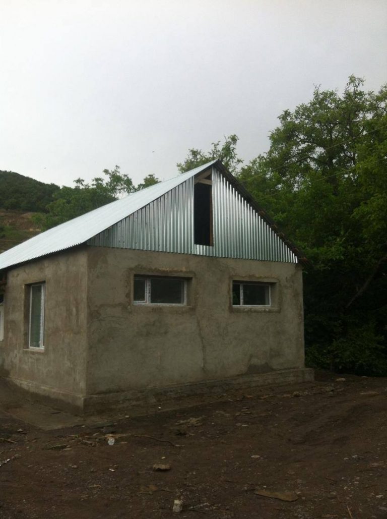 Following the new roof and window installation, the exterior walls of the Medical Center received a coat of fresh stucco.