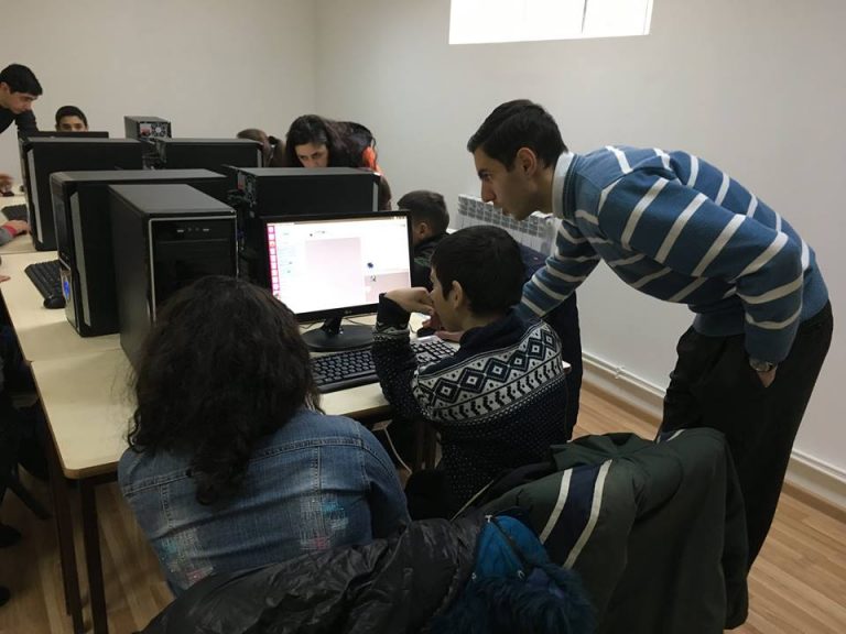 Debi Arach students eager to learn during their vocational training sessions.