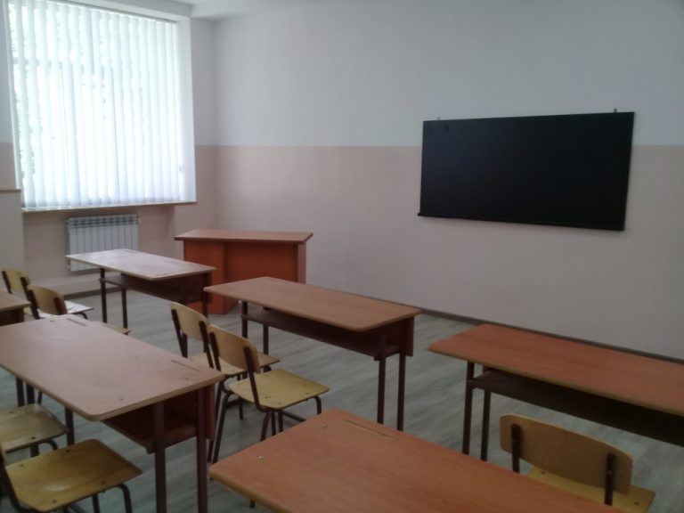 A classroom at the Zorakan School renovated and ready for opening day!