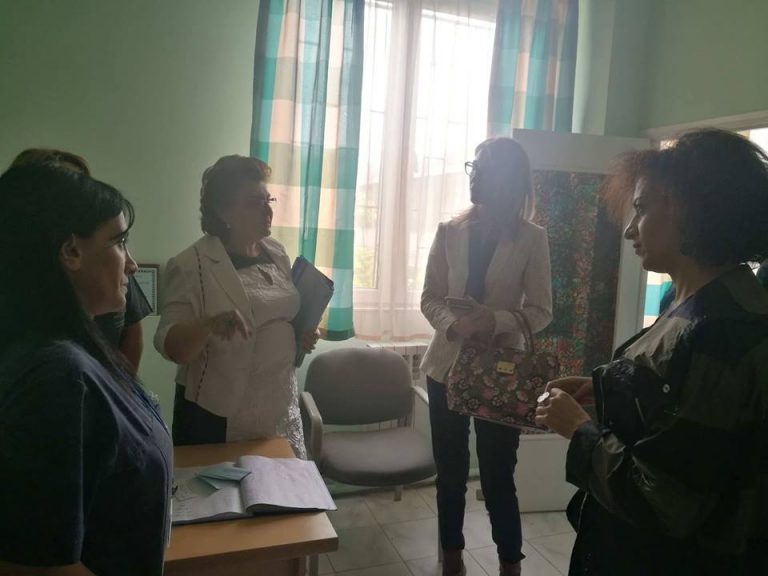 Anna Hakobyan, Chairwoman of the My Step Foundation visits the Clinic.
