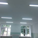 New lighting installed throughout the second floor at the Zorakan School.