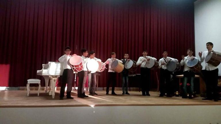 Students love performing in their new concert hall.