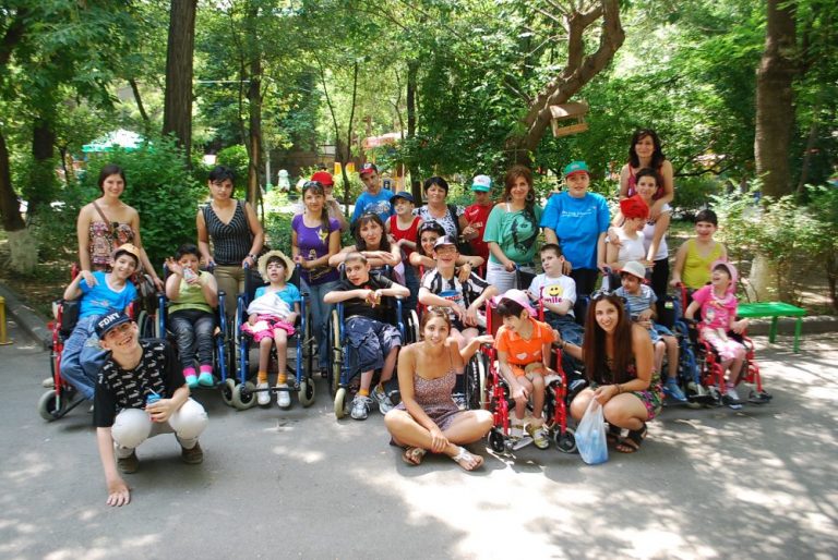 All smiles after a great day at the Yerevan Zoo.