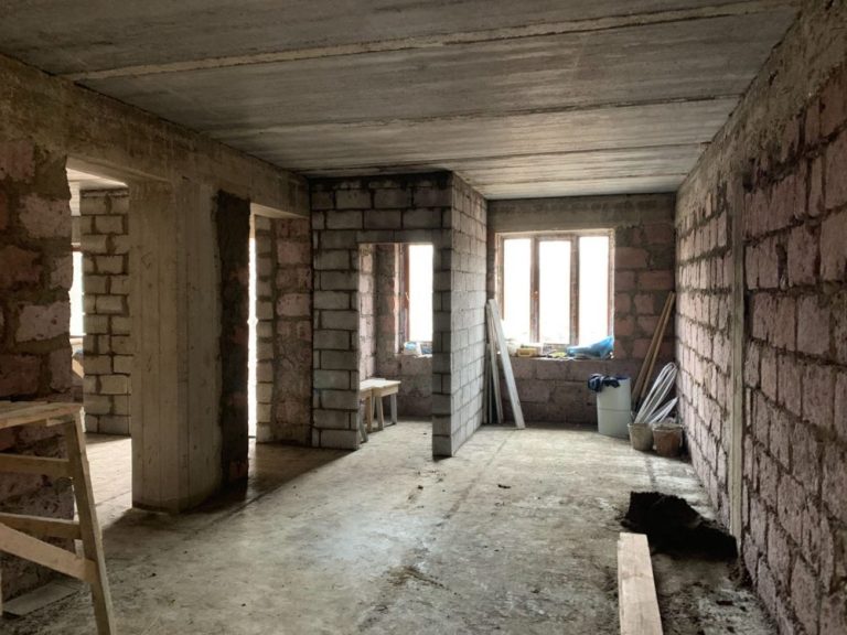 The interior of the Baghanis Kindergarten is coming along nicely.