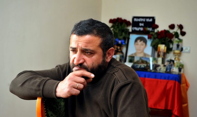 The father of Karen Nersisyan in Bjni.