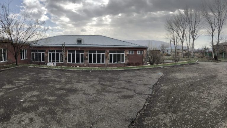 Minor roof repairs were also done on the wing housing the kitchen and cafeteria at the Rind Village School.