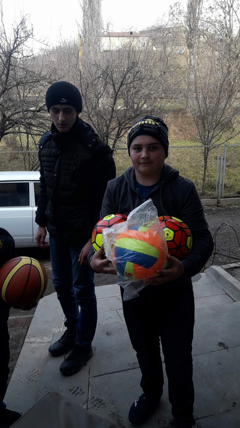 Children from the school in Baghanis.