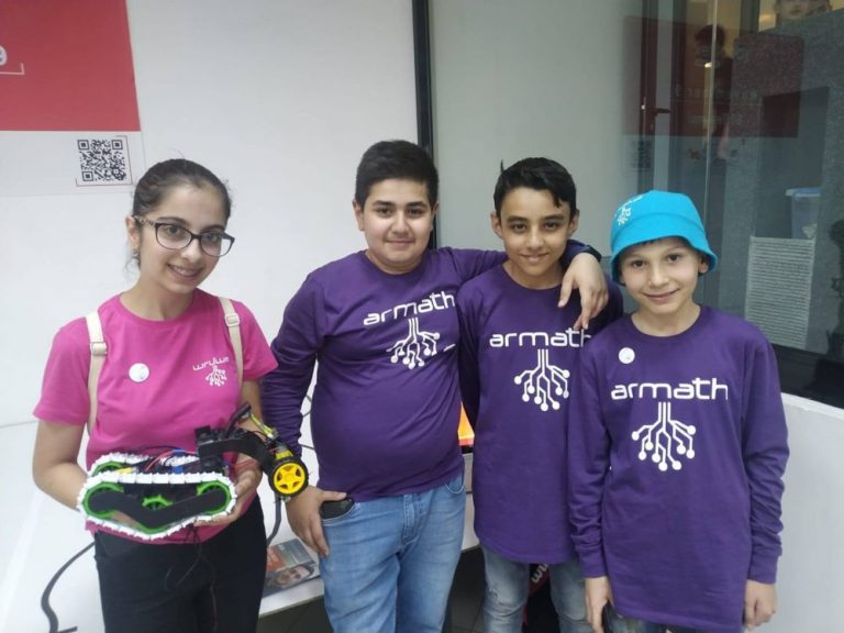 Students from the Ghoghanj Children's Center presented their work at Digitec Expo 2019 Annual Exhibition.