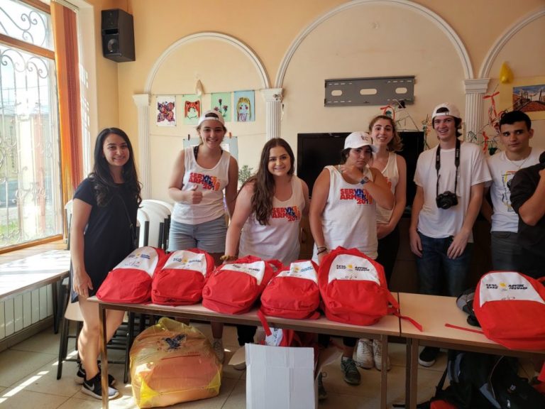 Ready for distribution at Debi Arach.