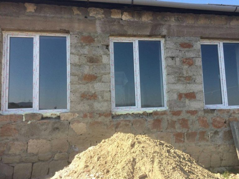 New windows installed at the Lalayan home.