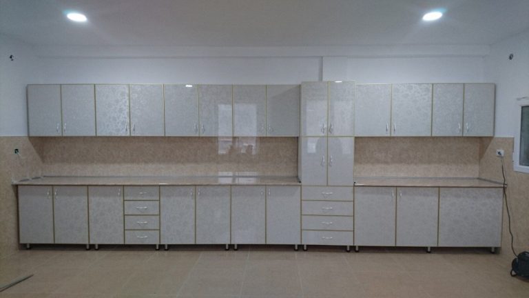 The newly renovated kitchen will serve both the kindergarten and preschool.