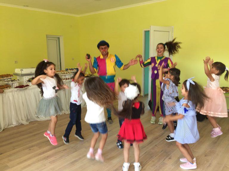 A fun day was had by all during the ribbon cutting for the new preschool in Paruyr Sevak.