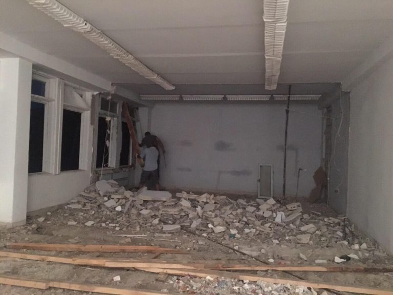 Classrooms were reconfigured to better suit the Nerkin Karmir Aghbyur school.