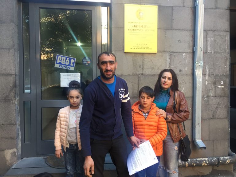 The Tovamasyan Family are official home owners and are ready for their fresh start.