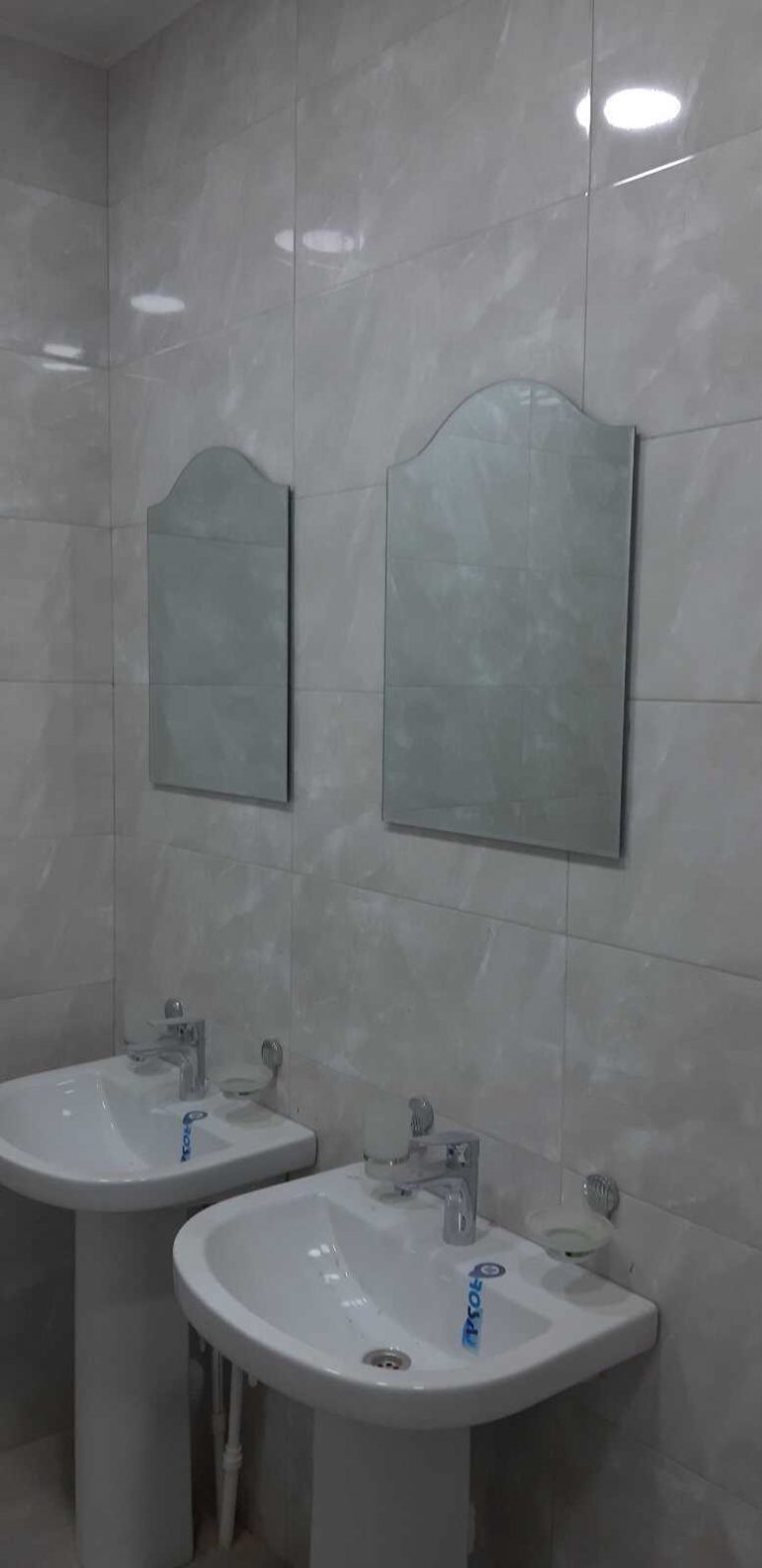 New bathrooms ready for the children.