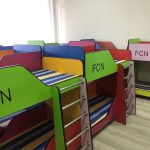 New beds and bedding provided by FOCN.