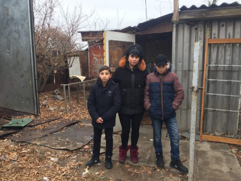 The Minasyan Family is ready to leave their domik and move into their new home.