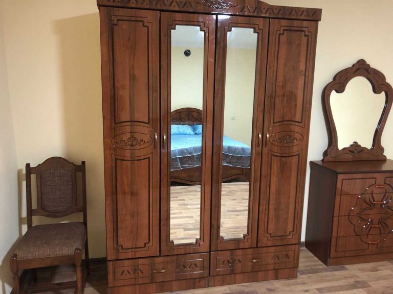 New furniture in Suren's home.