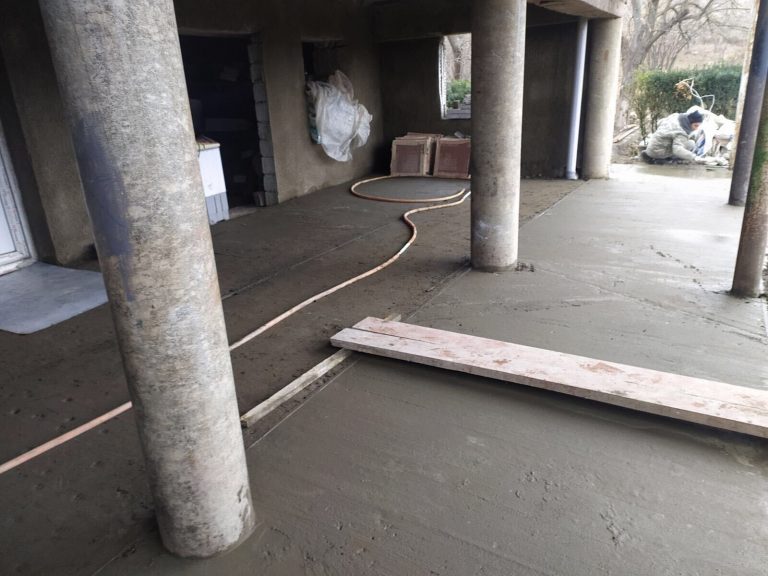 The ground floor of Emma's home was used as storage and summer living space.  Now these rooms are being rebuilt and will be able to be used year round.
