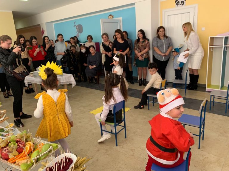 The children prepared a special performance for everyone in attendance on opening day.