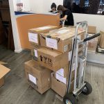 The Paros Foundation arranged air shipment of more than 750 pounds of emergency medical equipment, surgical equipment and supplies.