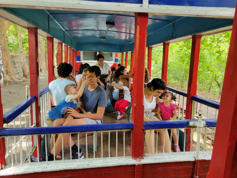 Excited for the train ride!