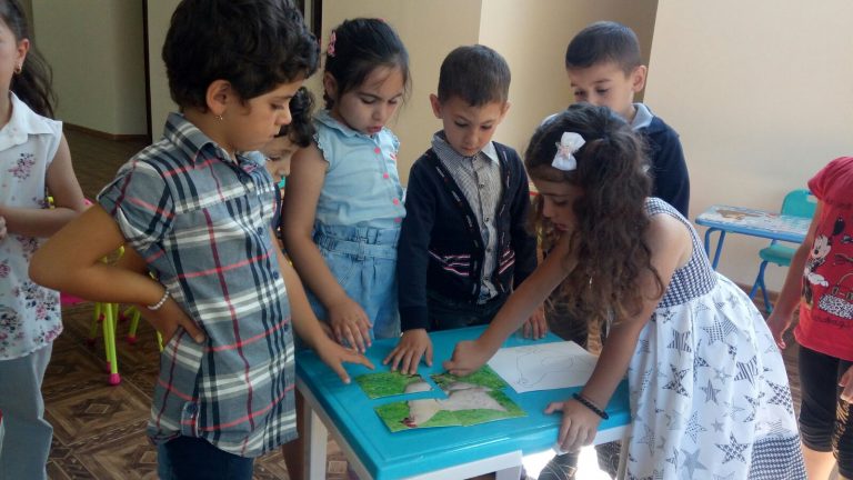 The children from Artsakh have adjusted really well to their new kindergarten and friends.
