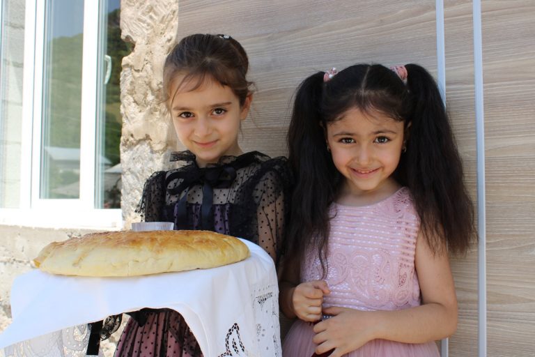 Traditional Armenian welcoming awaited us at the opening.